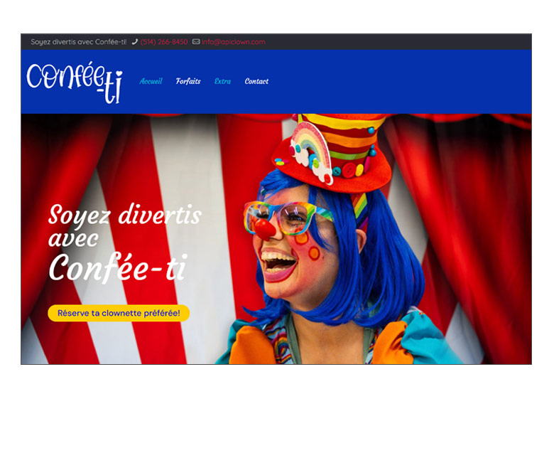 confee-ti-clown-lanaudiere site web