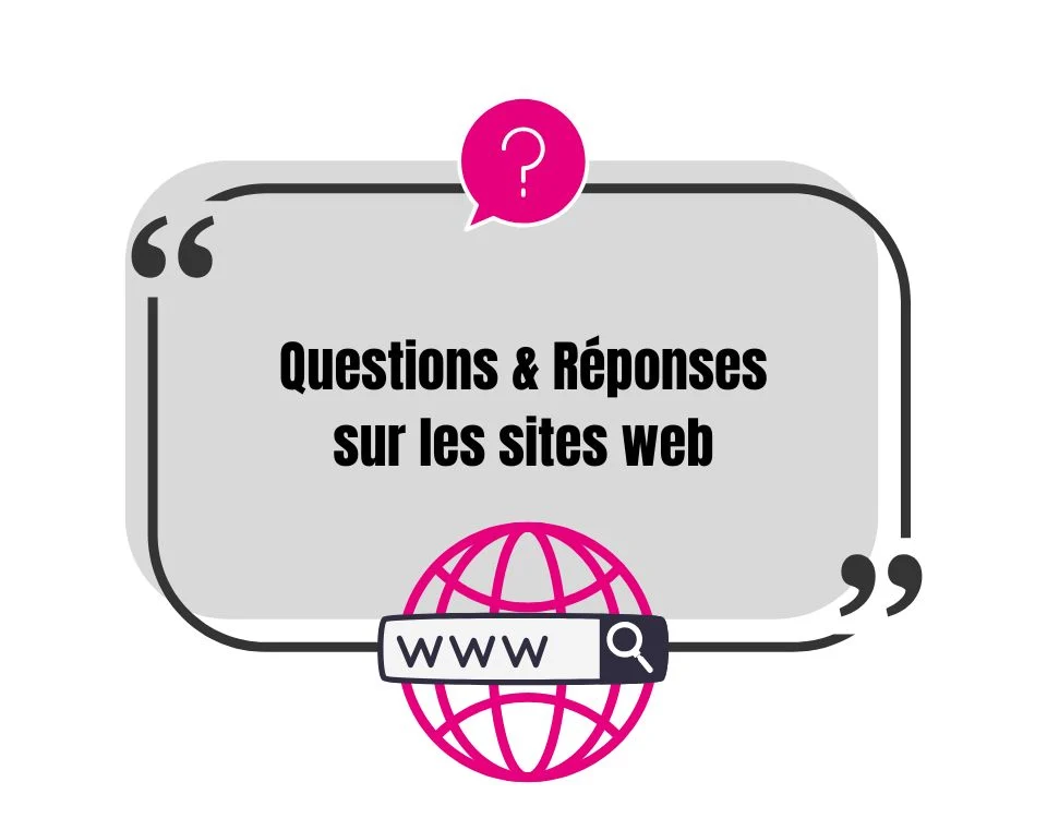 FAQ sur les sites web